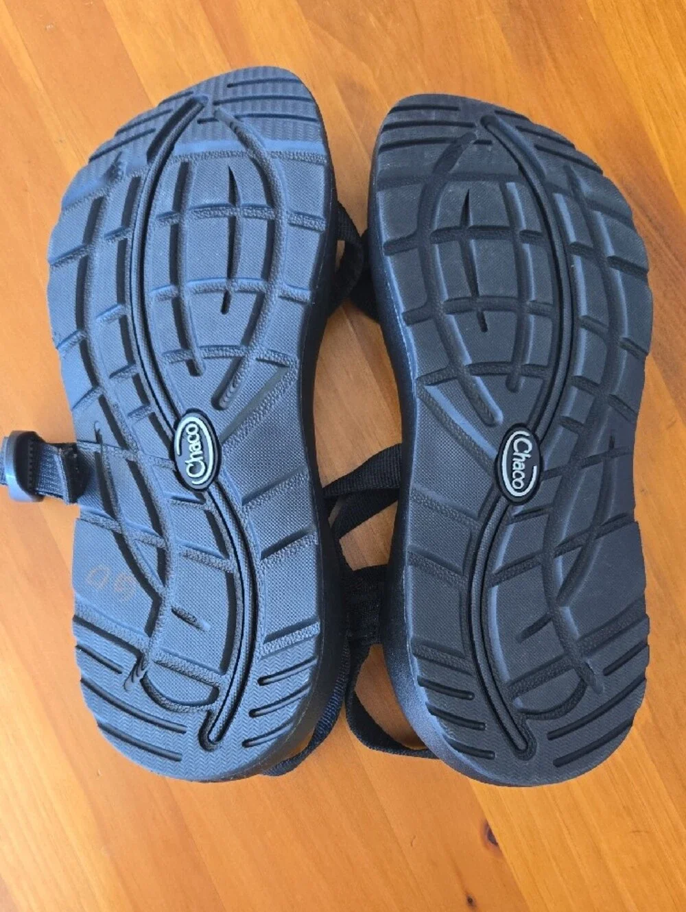 Chacos Womens All Black Adjustable Sandals